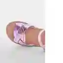 Sandalias Amber Malva Talla 33 Niñas Mango