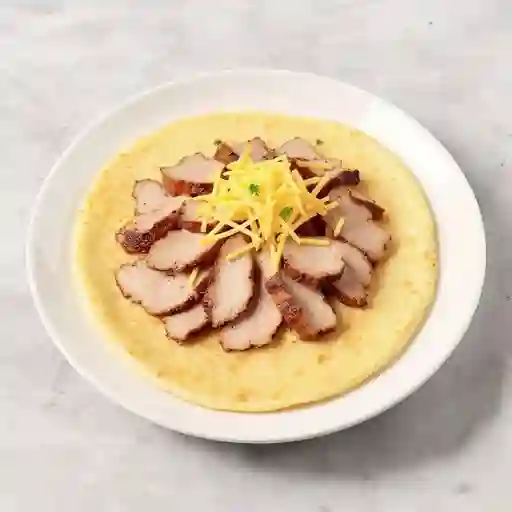 1/2 Lomo de Cerdo con Arepa con Queso