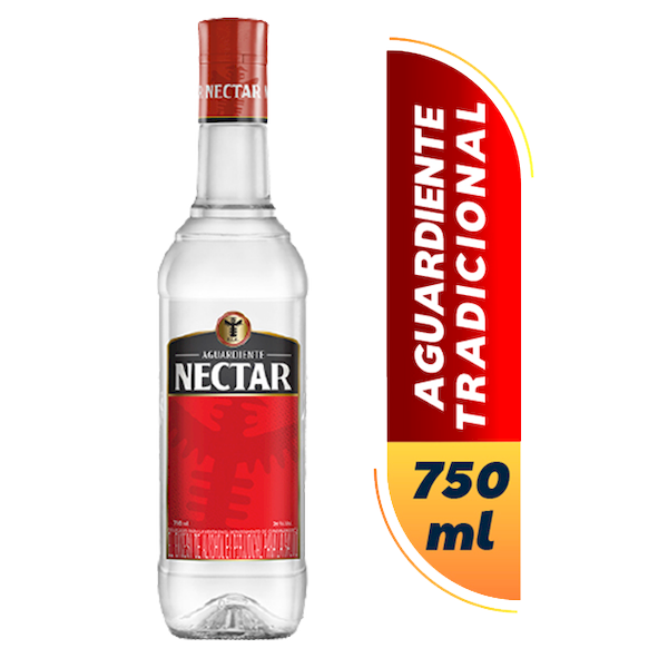 Nectar Aguardiente Rojo Tradicional 750 ml