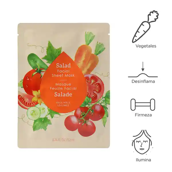 Mascarilla Facial Salad de Vegetales Miniso