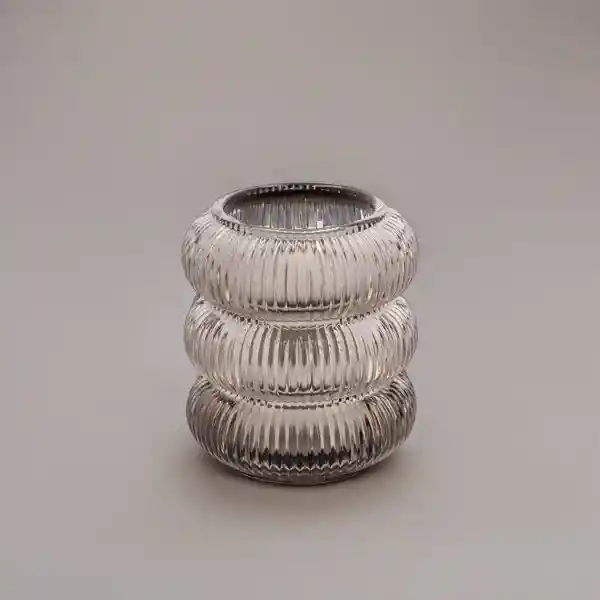 Candelabro Aros Gris Ambiente Gourmet