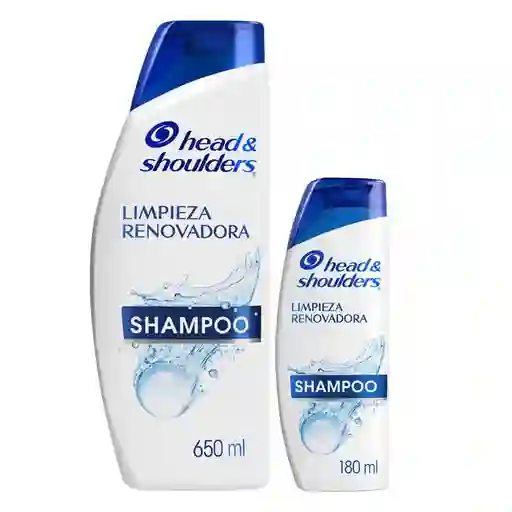 Head & Shoulders Shampoo + Shampoo Limpieza Renovadora