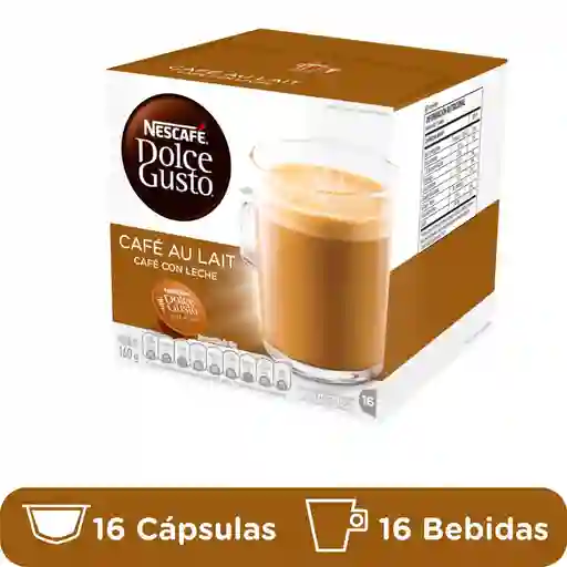 Dolce Gusto Café con Leche en Cápsulas 
