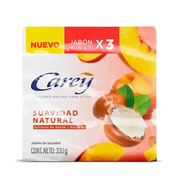 Carey Jabón Suave Natural Durazno