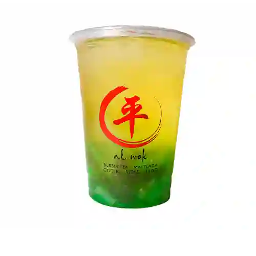Bubble Tea de Manzana y Lychee 16 Oz