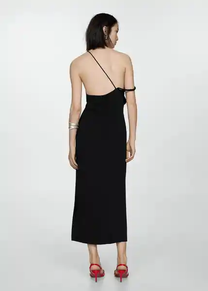 Vestido Alexa Negro Talla L Mujer Mango