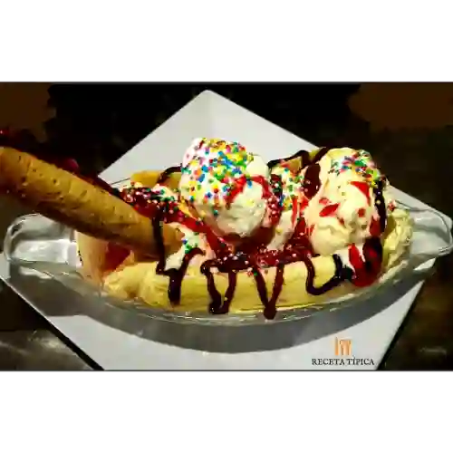 Banana Split Sencilla