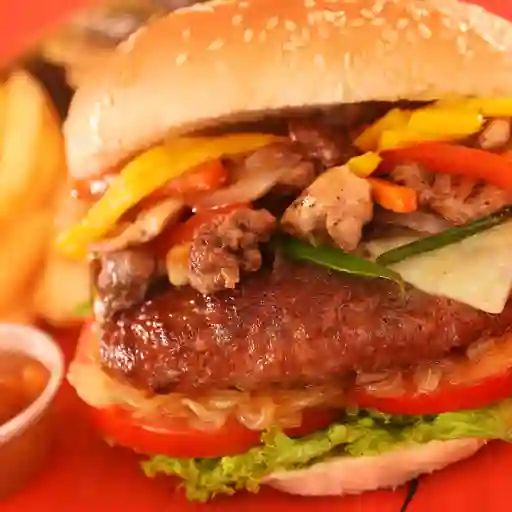 Burger Thai . a la Parrilla.