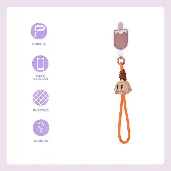 Llavero Para Teléfono  Baby Shooky Serie Bt21 Miniso