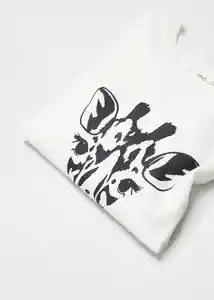 Camiseta Sheldon Offwhite Talla 14 Niña Mango