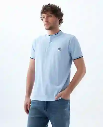 Camiseta Hombre Azul Talla L 800G003_AZU193920 Americanino