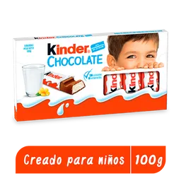 Kinder Barra de Chocolate con Leche Rellena