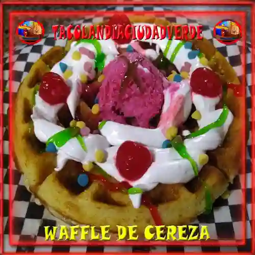 Waffle Cereza