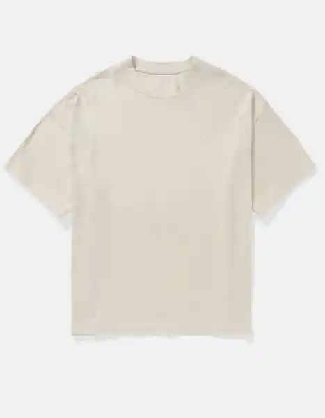 Camiseta Hombre Beige Talla: MEDIUM 3664153 American Eagle