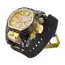 Invicta Reloj Hombre Dorado Negro Azul Blanco Verde 33186