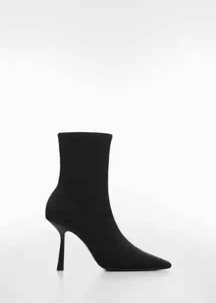 Botines Glo Negro Talla 39 Mujer Mango