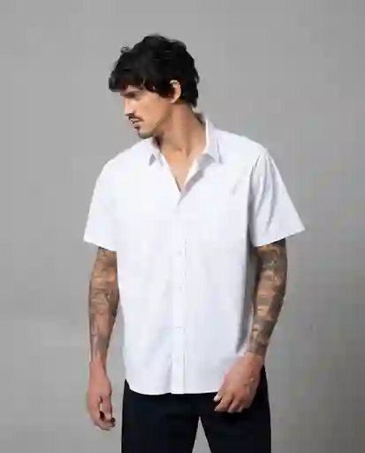 Camisa Hombre Blanco S 110F001_BLA110601 Rifle