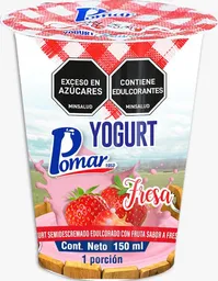 El Pomar Yogurt Semidescremado Fresa