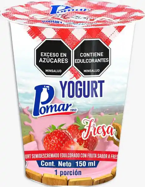 El Pomar Yogurt Semidescremado Fresa