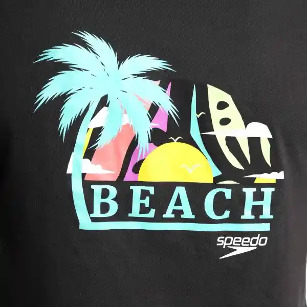 Camiseta Manga Corta Ala Moana Hombre Talla M Speedo