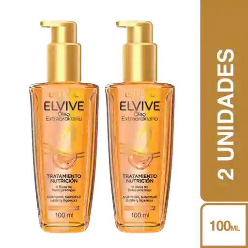 2 x Elvive Tratamiento Capilar Oleo Extraordinario 100 mL