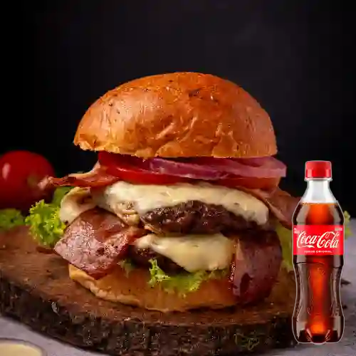 Combo Criolla Doble Carne + Coca Cola Original 400 ml