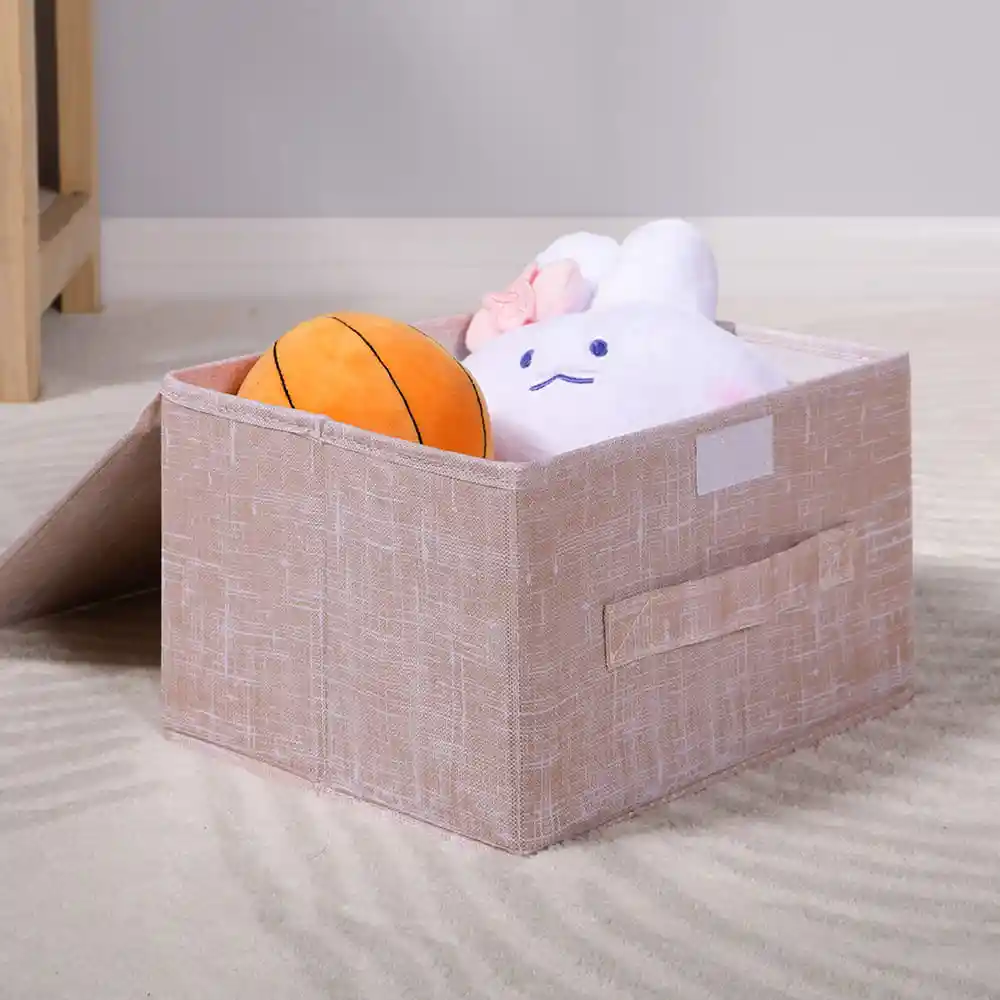 Miniso Caja de Almacenamiento Con Tapa Solid Color Series S