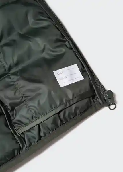 Abrigo Anorak Unicob Khaki Talla 71 Niños Mango