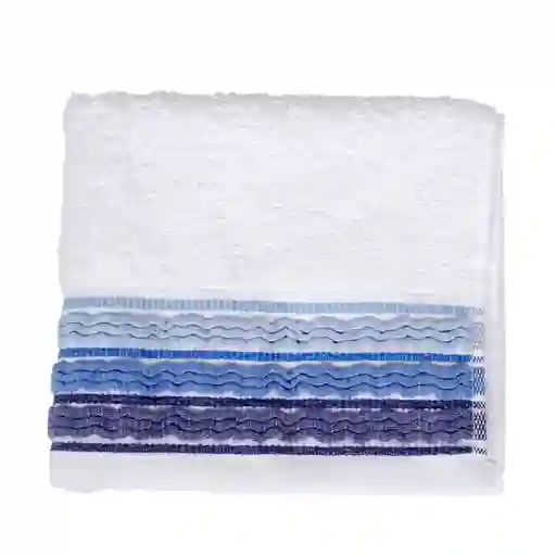 Cannon Toalla Blanco-Azul 40 x 70 cm 450 g m2