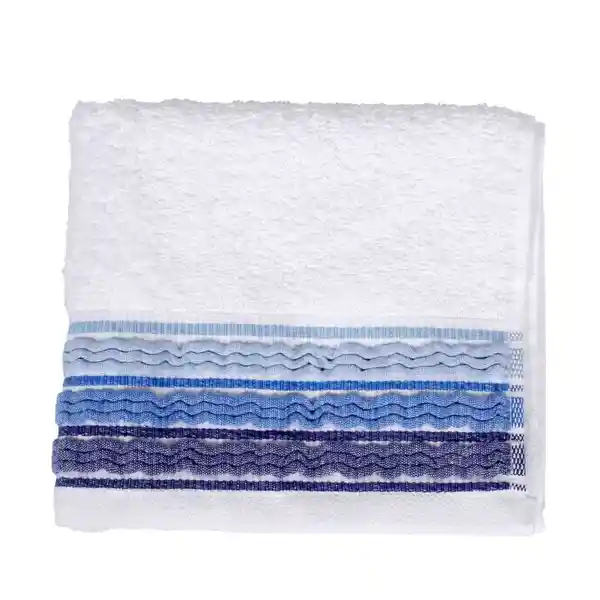 Cannon Toalla Blanco-Azul 40 x 70 cm 450 g m2