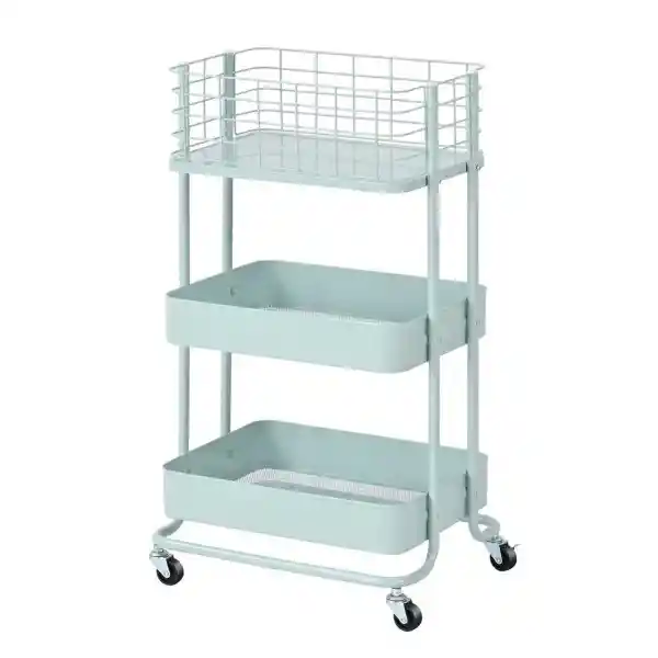 Kingrack Carrito Utilitario 43.3 cm x 33.9 cm x 78.7 cm