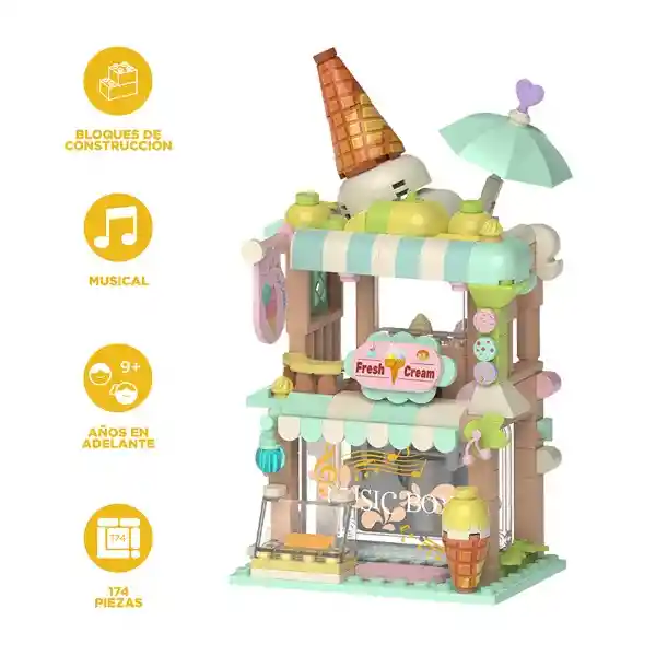 Bloque de Construcción Heladería Miniso