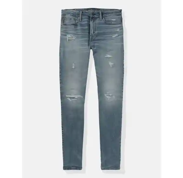 Jean Slim Hombre Azul Talla 34 x 32 American Eagle