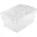 Ordene Caja Organizadora Or80200 Blanco Círculos 1.5 L
