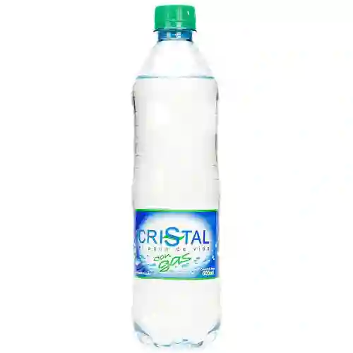 Agua Cristal con Gas 600 ml