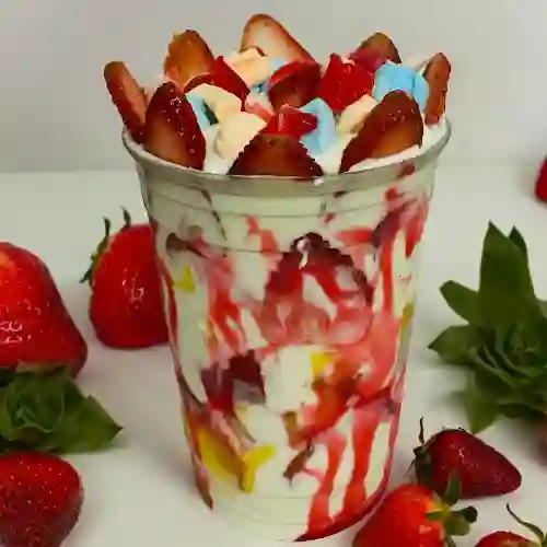 Fresas con Crema Premium Extra Grande