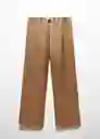 Pantalón Pelayo Arena Talla M Mujer Mango