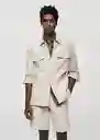 Chaqueta Olueno Crudo Talla L Hombre Mango