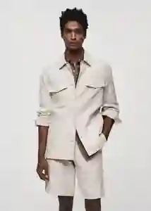 Chaqueta Olueno Crudo Talla L Hombre Mango
