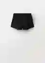 Short Ambar Negro Talla 38 Mujer Mango