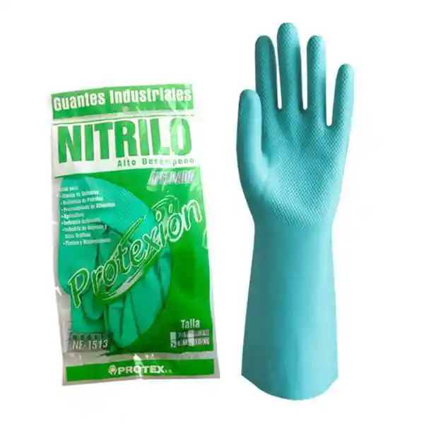  Protexion Guantes Nitrilo Corto Talla 8 