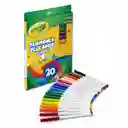 Crayola Marcadores Colores Lavables Super Tips 20 Unidades