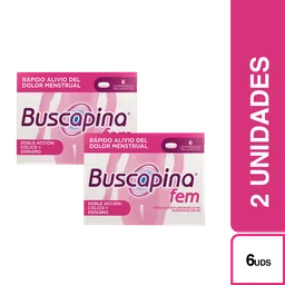 2 x Buscapina Fem Comprimidos Recubiertos