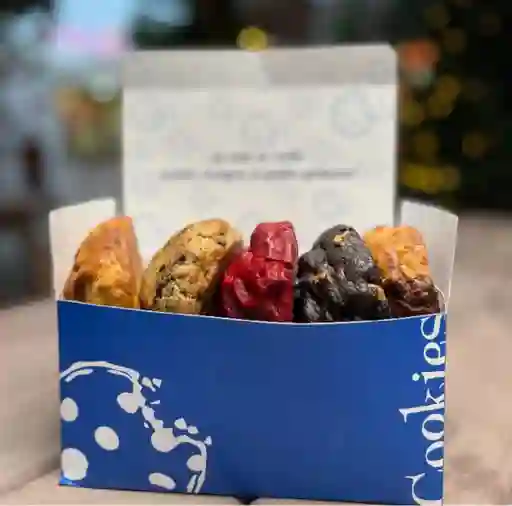 Caja de galletas x5
