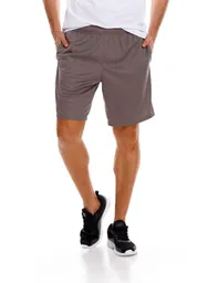 Pantaloneta Punto Deportiva Ho L - Gris/Oscu