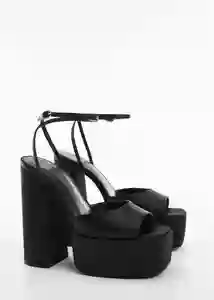 Sandalias Socto Negro Talla 39 Mujer Mango