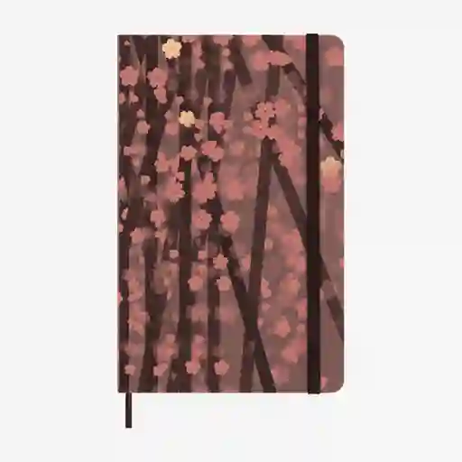 Moleskine Cuaderno Grande Blanca Sakura Tsu Hc