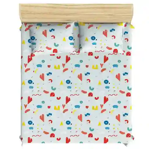 Juego de Cama Estampada Forma One 1-S 72471 Finlandek