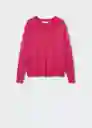 Jersey Lucca3 Fucsia Talla Xs Mujer Mango