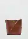 Bolso G Mike Cuero Talla 99 Mujer Mango